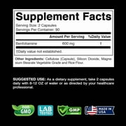 (2 pack) Vitabod Benfotiamine 600mg 180 Vegetarian Capsules - Also Called Fat Soluble Vitamin