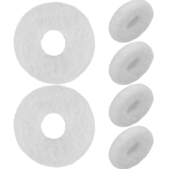HEATSHAKING Beige Felt Washers 6Pcs for Use on Euphonium and Keys Instrument