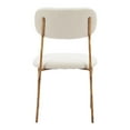 thumbnail image 4 of ZUO Sydhavnen Dining Chair Cream & Gold, 4 of 5