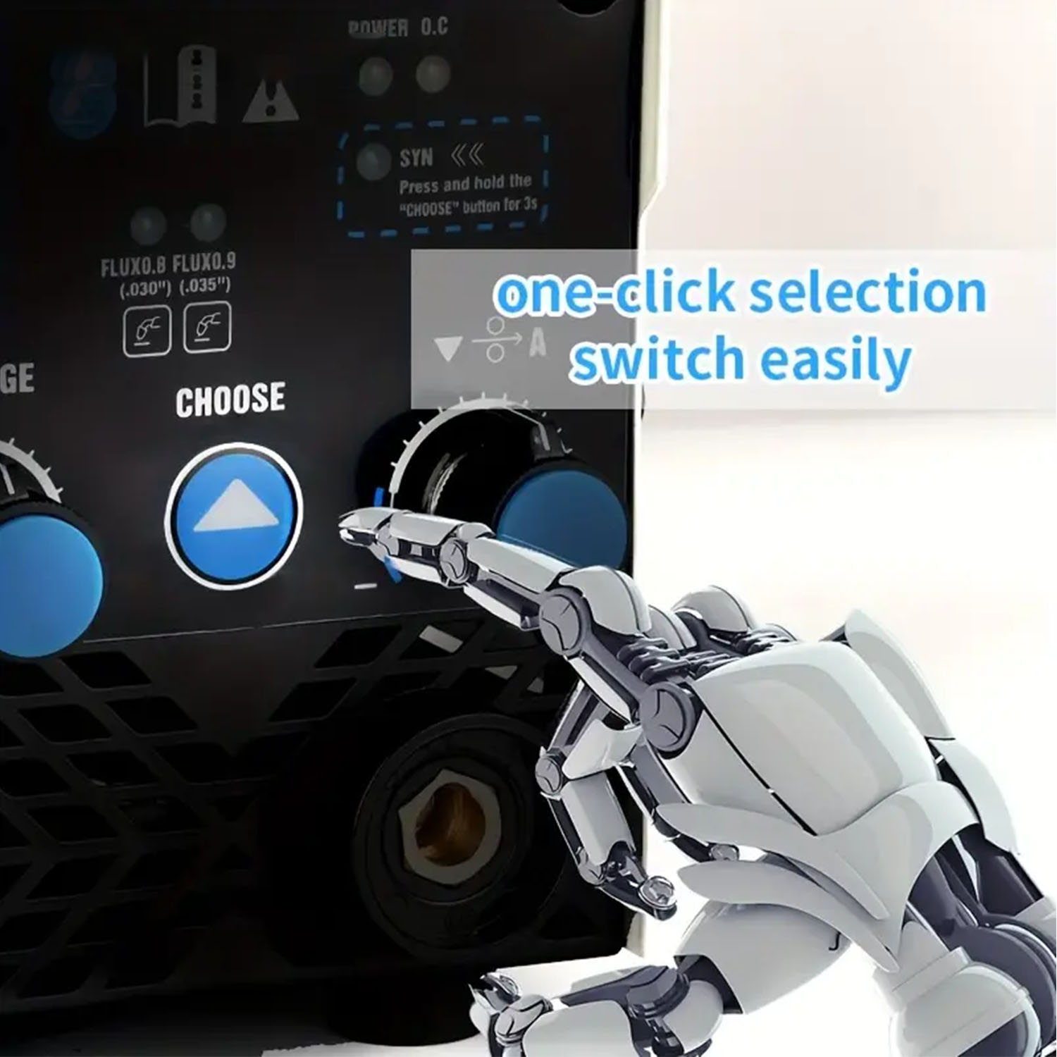 AZZUNO Portable MIG Welder 100A 110V Gasless Flux Core Wire IGBT Welding Machine