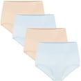 thumbnail image 2 of Linkshare Women's Cotton Underwear High Waisted Full Coverage 4-Pack Ladies Panties, 2 of 10
