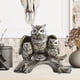 thumbnail image 5 of Figuras de búho, estatua de búho, adornos creativos, estatua de animal para sala de estar y oficina. Gris, 5 of 7