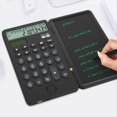 thumbnail image 3 of Calculadora Portátil con Bloc de Notas, Pantalla Grande de 12 Dígitos y 2 Líneas, Recargable con Energía Solar, para Oficina., 3 of 5