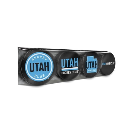 Utah Hockey Club Officially Licensed 4-Pack Hockey Puck Collection