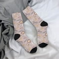 thumbnail image 5 of Vsdgher Safari Animals Crew Socks for Men & Women, Breathable Casual Athletic Ankle Socks, 5 of 6