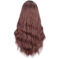 thumbnail image 2 of Easter Women'S White Wavy Wig 24Inch - Curl Micro Be Bent Straightened Pink Set Wig Head Wavy Curl Women'S Can and Wig Pink Pullover Toupee St. Patrick'S Day, Wedding, Season, Anniversary, 2 of 6