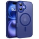 thumbnail image 1 of Funda magnética BENTOBEN para iPhone 16 azul translúcido, 1 of 9