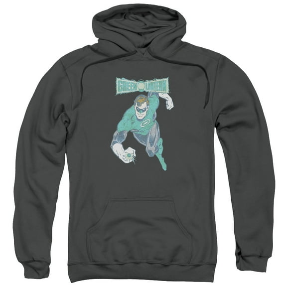 Dco - Desaturated Green Lantern - Pull-Over Hoodie - X-Large
