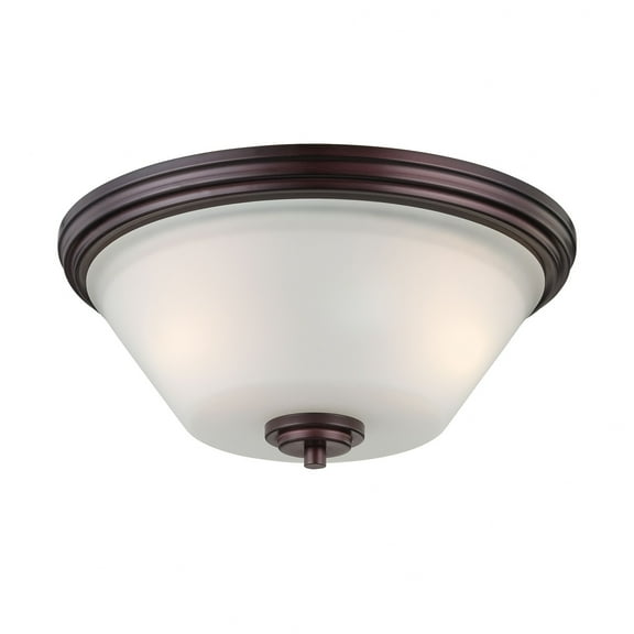 Thomas Lighting - Pittman - Two Light Flush Mount-Sienna Bronze Finish