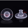 thumbnail image 2 of 100PCS Soft Clear Rubber Earring Safety Backs Clutch Earring Pad,DIY Accessories, 2 of 4