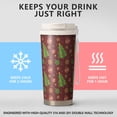 thumbnail image 2 of Christmas 18oz Double Drinking Coffee Mug – Vacuum Insulated Stainless Steel Travel Cup with Leakproof Lid, 316 Steel Thermos Tumbler for Hot & Cold Beverages, 2 of 7