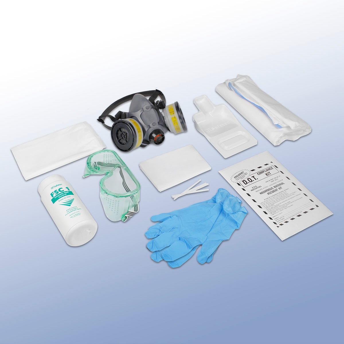 Safetec Formaldehyde Spill Response Kit (Poly Bag) (1 kit/case ...