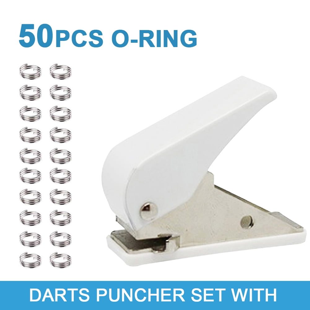 Darts Puncher Set Flight Hole Punch tool with Round Shape Ring