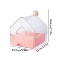 Bird Bath Cage Attachments for Small and Birds Clear Bird Bathtub for ...
