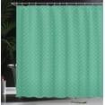 thumbnail image 3 of Ambesonne Teal Shower Curtain, Christmas Stars Dotted Lines, 69"Wx70"L, Apple Green and Dark Seafoam, 3 of 4