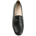 thumbnail image 4 of Journee Signature Womens Genuine Leather Giia Loafer Round Toe Slip On Flats, 4 of 8