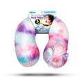 thumbnail image 3 of Cloudz Kids Super Soft N' Cuddly Animal Airplane Travel Neck Pillow! Keep Children Comfy and Supported with a Buddy while Traveling or just Resting at Home - Pink & Blue Fluffy Unicorn, 3 of 6