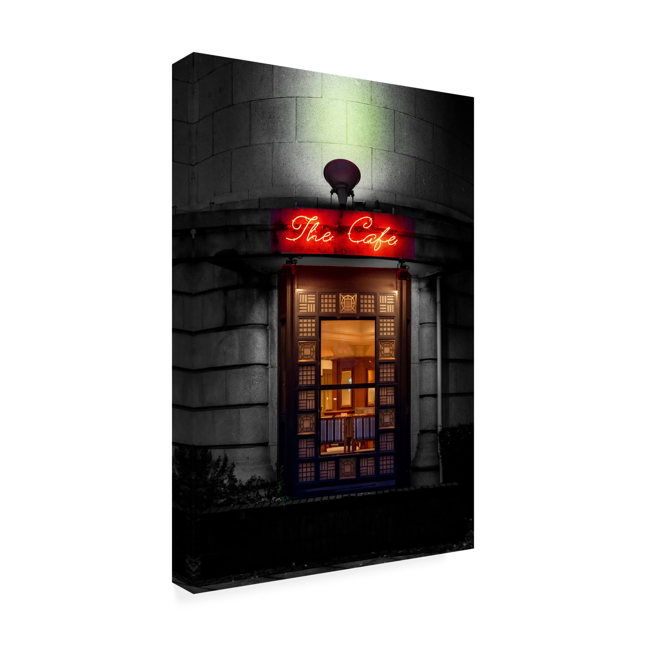 Trademark Fine Art YASUTOSHI HONJO The Cafe Canvas Wall Art