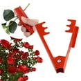 thumbnail image 5 of Portable Rose Thorn Remover Tool | Flower Leaves Stripper for Florists & Gardeners | ABS & Iron Construction | Protects Hands from Thorns | Easy Pull-Down Design | 14x2.5cm Size, 5 of 6