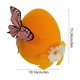 thumbnail image 3 of Set de decoraciones de huevos de espuma flocados de Pascua – Huevos de terciopelo rosa pastel, verde púrpura amarillo naranja, decoración ligera para fiestas de ventana y primavera, 65g, 3 of 6