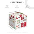 thumbnail image 4 of Kdxio Snowflakes Santa Claus Print Tissue Box Cover,Square Decorative PU Leather Facial Paper Case Organizer Holder Dispenser for Bathroom,Night Stands,Desk,Car 5.2''X5.2''X5.2'', 4 of 8