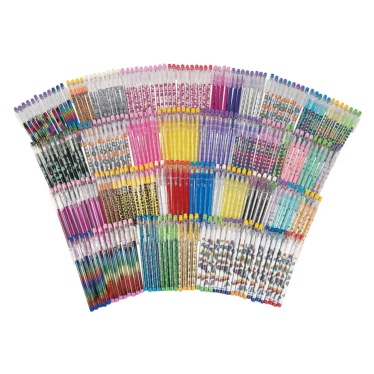 Mega Stacking Point Pencil Assortment Stationery 250 Pieces
