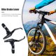 thumbnail image 3 of Juego de palanca de freno de 3 dedos de aluminio Wdftyju bicicleta plegable carretera MTB negro, 3 of 4