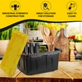 thumbnail image 6 of Juggernaut Storage 5 Gal Lockable Plastic Storage Tote, (Set of 2), 6 of 8