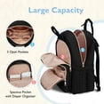 thumbnail image 3 of Mochila para pañales Mommore, grande, acolchada con cambiador, 3 of 6