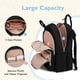 thumbnail image 3 of Mochila para pañales Mommore, grande, acolchada con cambiador, 3 of 6