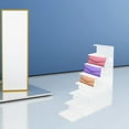 thumbnail image 1 of WRISTBIQUE Clear Display Risers Stand Acrylic Item Display for Home Use with Multi Layer Design 1Set Back to School, 1 of 8