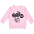 thumbnail image 2 of Inktastic Crawl Walk Ride Motorcycle Toddler Sweatshirt, 2 of 4