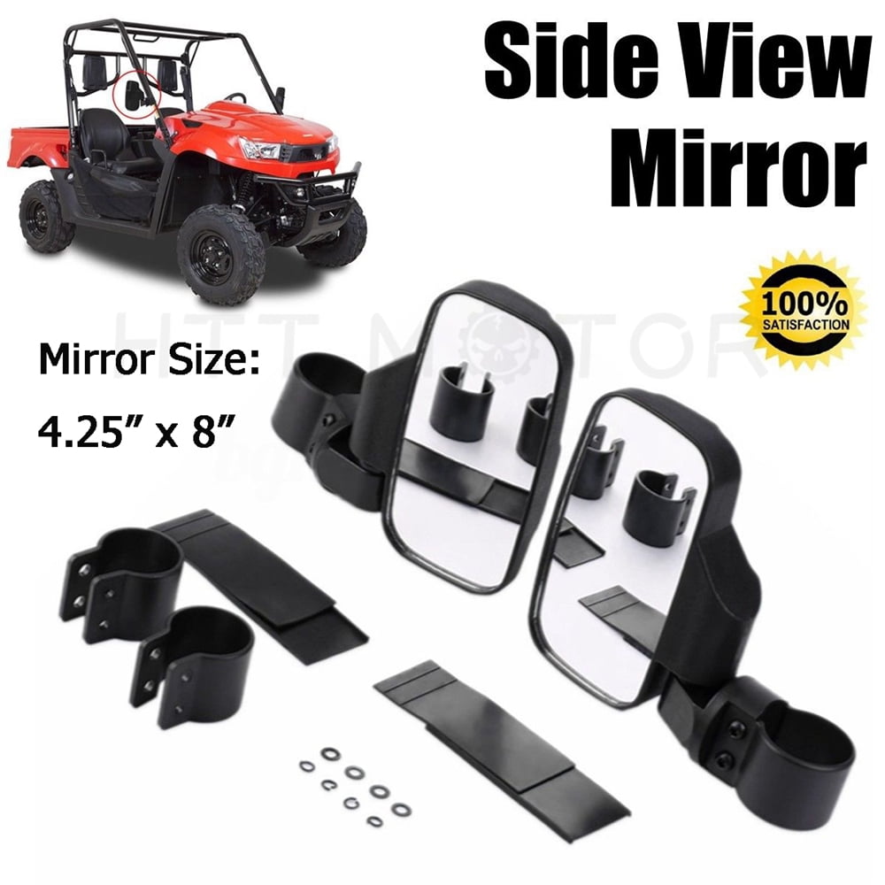 HTTMT UTV Offroad Side View Mirror Set for High Impact BreakAway