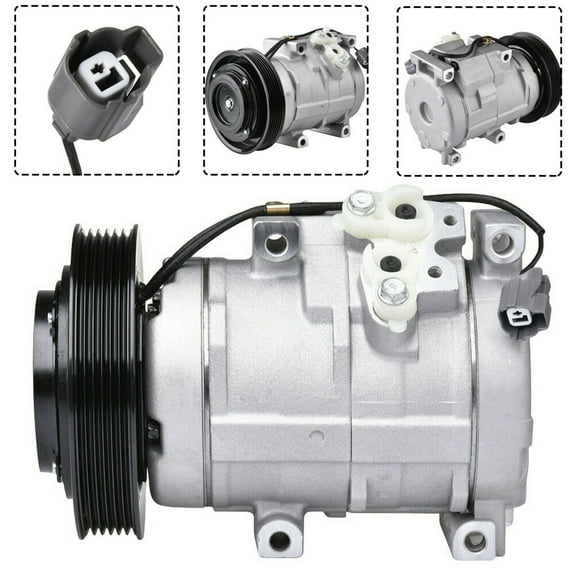 A/C Compressor with Clutch Fits Acura MDX 2003-06Honda Ridgeline 2006-08 3.5L AC Compressor w/Cluth For 03-06 Acura MDX 05-07 Honda Odyssey 05-08 Honda Pilot
