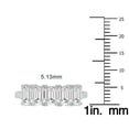 thumbnail image 4 of SZUL Women's 2 Carat TW Emerald Cut Five Stone Lab Grown Diamond Wedding Anniversary Ring 14K White Gold, 4 of 5