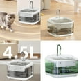 thumbnail image 2 of Cats Water Dispenser With Filtration Stainless Steel Bowl Low Noise Pump Water Fountain For Automatic Water Circulations, 2 of 12