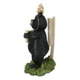 thumbnail image 6 of Rustic Western Whimsical Black Bear With Antlers And Feed The Deer Sign Figurine, 6 of 9