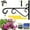 color, variant on Gumesh Heavy Duty Wall Mount Plant Hangers 2-Pack, 12-Inch Black Metal Brackets for Outdoor & Indoor Use, Hold Flower Pots & Wind Chimes