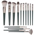 thumbnail image 6 of ACDANC 2026 New 14Pcs Dark Green Professional Makeup Brush Kit – Complete Face & Eye Set with Foundation, Powder, Contour, Blending Detail Brushes + Travel Pouch, 6 of 7