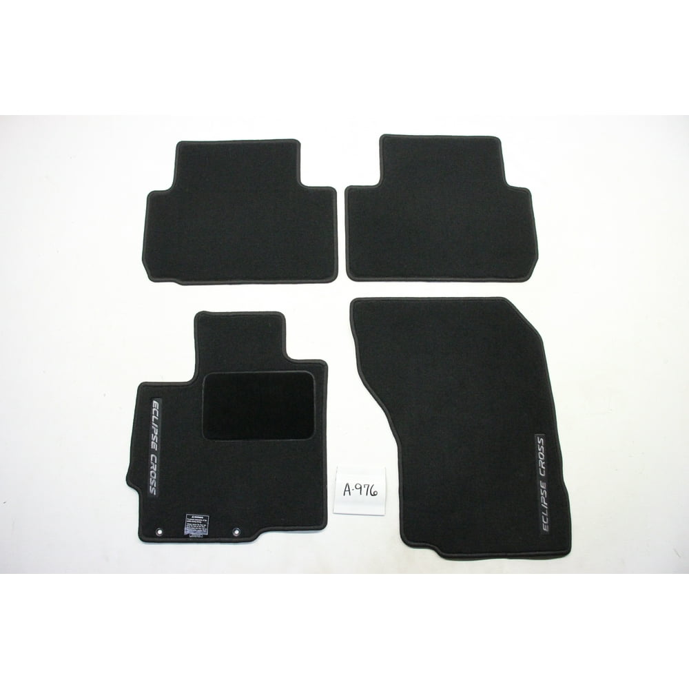 New Mitsubishi Eclipse Cross OEM Black 4 Piece Carpet Floor Mats Front