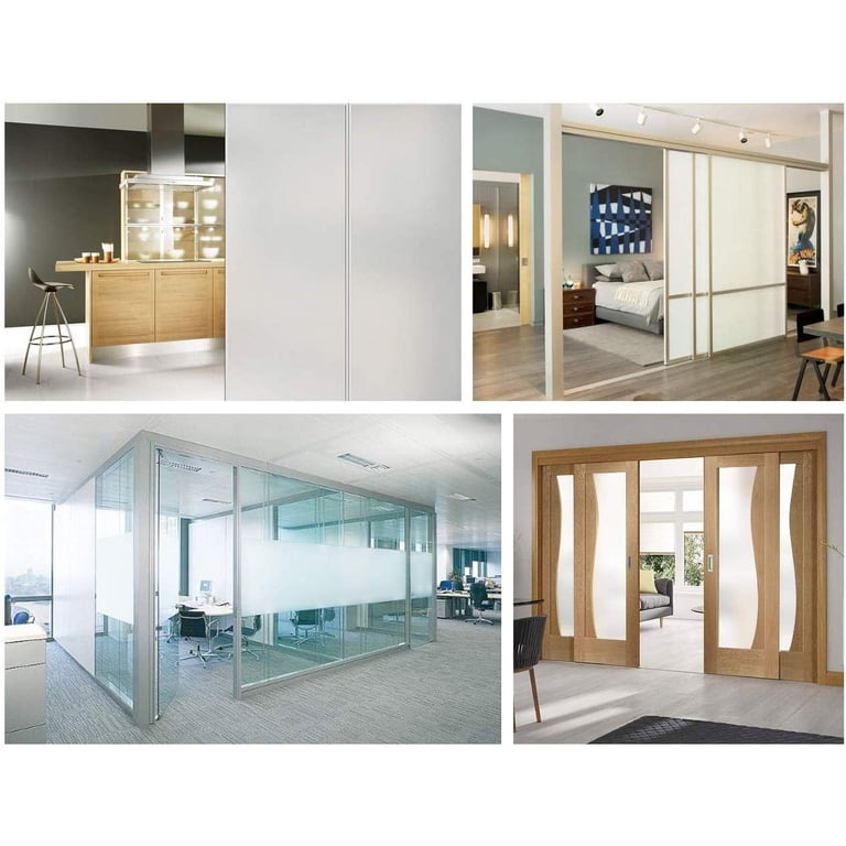 Frosted Privacy Window Film 35.4" x 97.5" photo 3