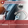 thumbnail image 2 of 1 Juego de Cableado de Zócalo de Luz de Reversa para Honda Accord/Odyssey/Civic 1998-2019 No.33513S84A01 Conector de Pigtail de Bombilla, 2 of 7