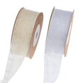 thumbnail image 4 of simhoa 2Pcs Glitter Craft Ribbon DIY Gifts Wrapping Wired Edge Sewing, 4 of 4