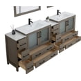 thumbnail image 6 of Vanity Art 96" Double Sink Freestanding Bathroom Vanity Set with Ceramic Top and Mirror, 6 of 10
