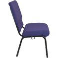 thumbnail image 2 of 35” Purple and Black Stackable Sanctuary Chair, 2 of 3