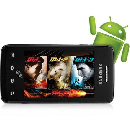 Straight Talk Samsung Galaxy Precedent Android Prepaid Phone with Mission Impossible Movies 1, 2 & 3 Preloaded