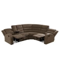 thumbnail image 3 of MAYEERTY Intelligent Sectional Recliner Sofa Set with Adjustable Reclining, Cup Holders & Storage Slot for Living Room, 3 of 12