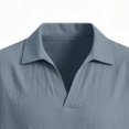 thumbnail image 4 of Stamzod Men's Clothing Sets 2 Piece Linen Outfits Casual V-Neck Pullover Top Long Pants Set 2026 Vacation Beach Outfit, 4 of 5