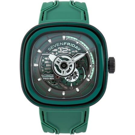 SevenFriday PS3-05 Men's PS Series CCG Automatic Green Strap Watch