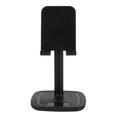 thumbnail image 1 of Soporte plegable para teléfono de escritorio, soporte plegable para teléfono de escritorio de aleación de aluminio negro Soporte plegable para teléfono celular Eficiencia maximizada, 1 of 9